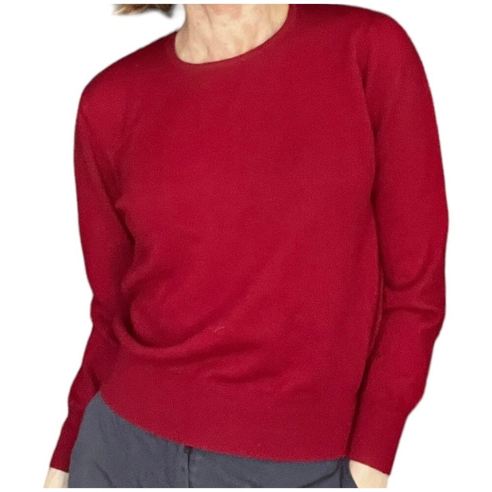 Vintage Rodier dark red wool‎ sweater small
